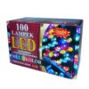 100 lampek wewnętrzne z dodatkowym gniazdem multikolor led