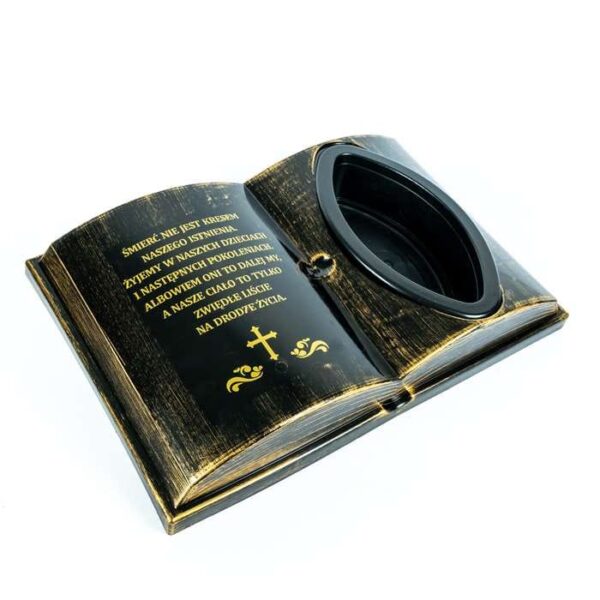 Alternative view of Księga Nagrobna z Podpórką ŚMIERĆ czarno-złoty - 5 sztuk