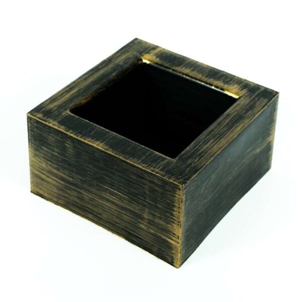 Doniczka Mario mini czarno-złoty - 10 sztuk