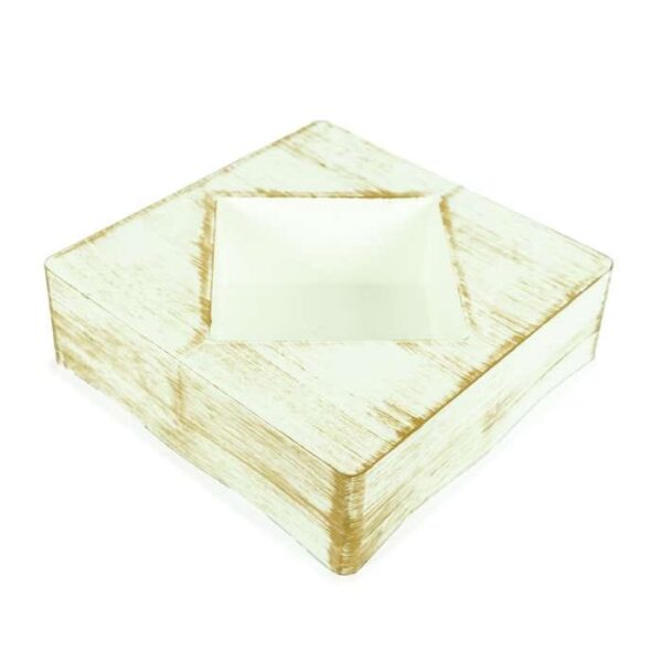 Doniczka Harry biało-złoty - 10 sztuk