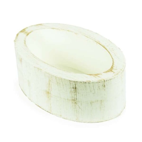 Doniczka Floryda biało-złoty