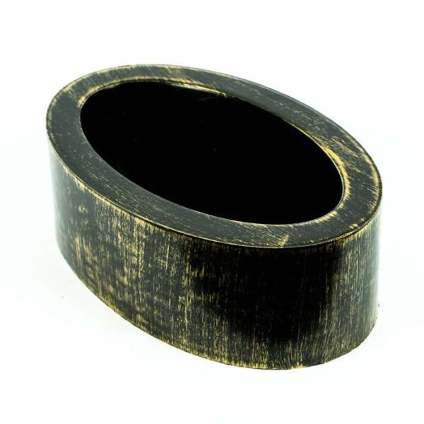 Doniczka Floryda czarno-złoty