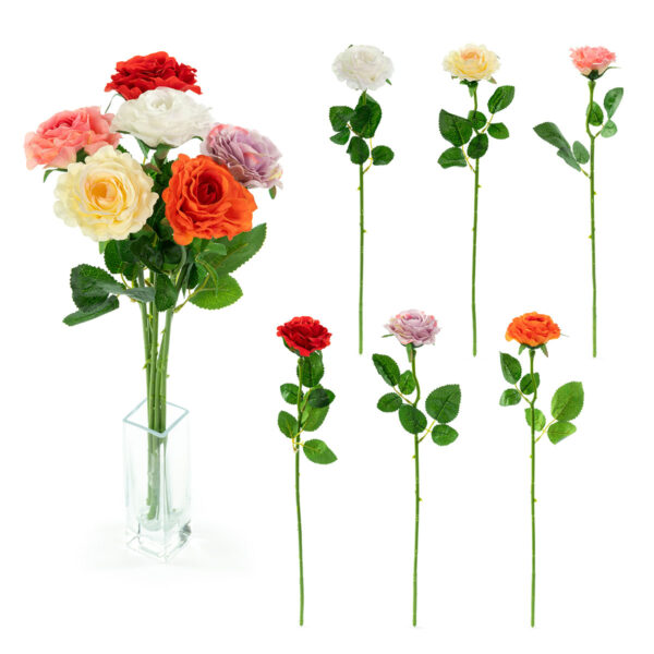 Róża | średnica 9 cm | Pakiet mix 72 szt. lub 432 szt.