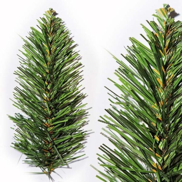 Wąs zielony z wykrojnika | 16 cm