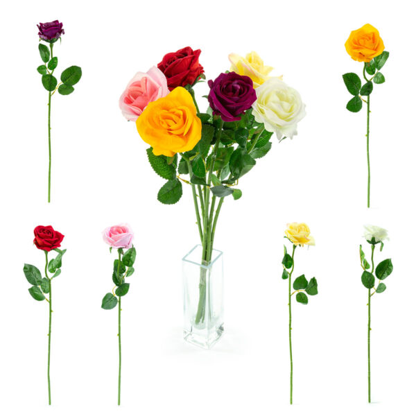 Róża | średnica 8 cm | Pakiet mix 48 szt. lub 384 szt.